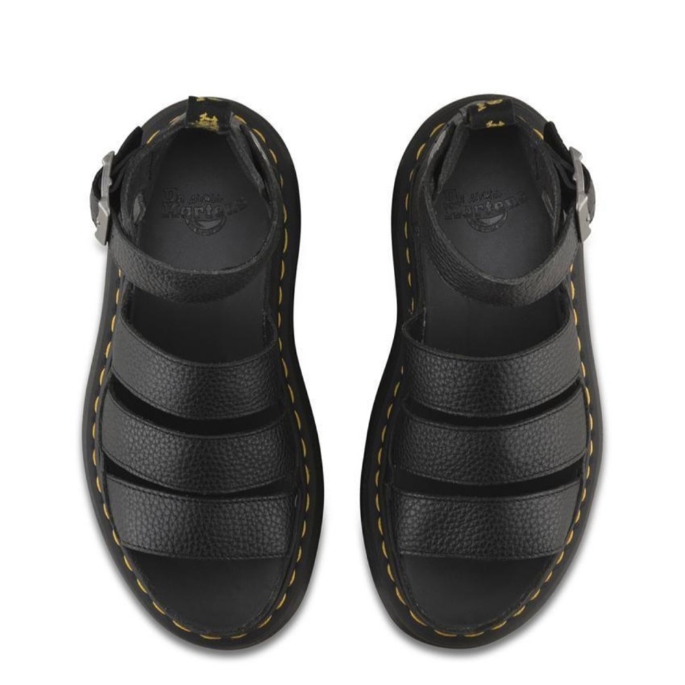 Clarissa Quad black dr martens sandals - Picture 3 of 7